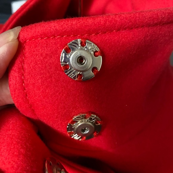 Versace Red trench coat - Picture 3 of 14